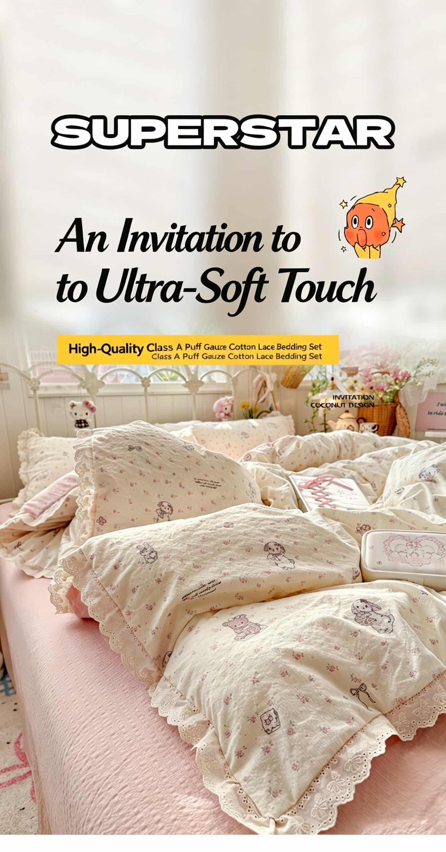 Aesthetic Cottagecore Bedding  - Aesthetic Floral Duvet Cover ulasan dan harga