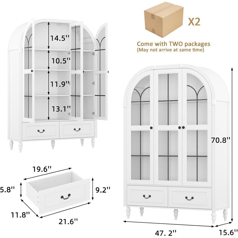 70.8'' Tall Arched Kitchen Pan - Storage & Organization ulasan dan harga