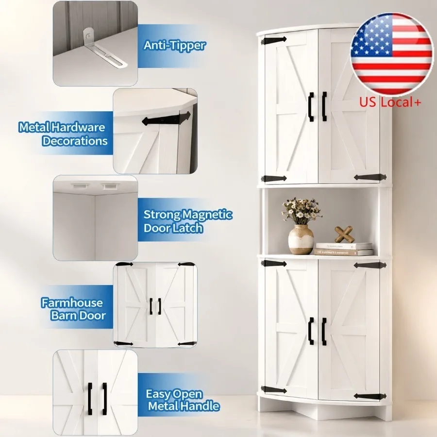 64.8 Tall Corner Cabinet with  - Kitchen ulasan dan harga