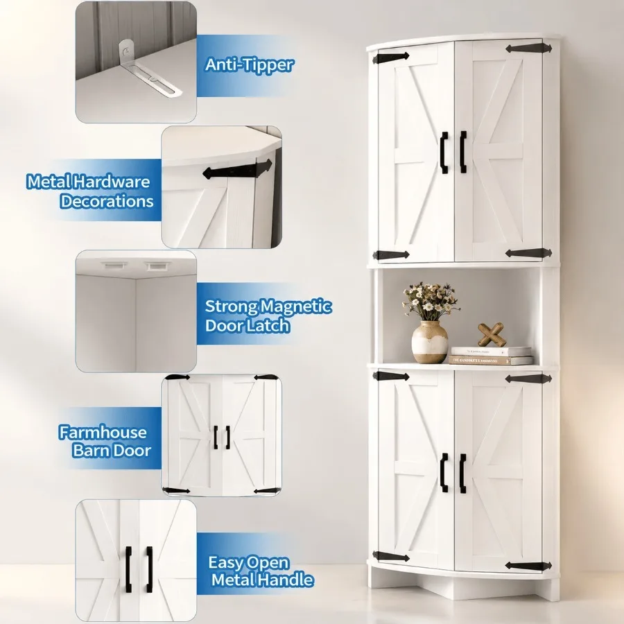 64.8 Tall Corner Cabinet with  - Kitchen ulasan dan harga