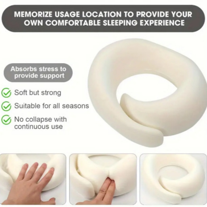Portable U-shaped Travel Pillo - Anti Snore Contour Pillow ulasan dan harga