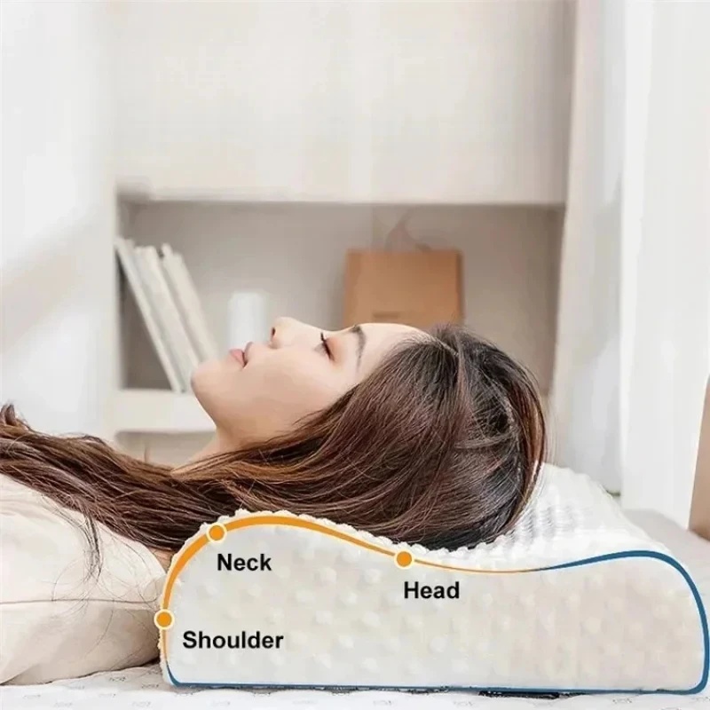 Premium Ergonomic Memory Foam  - Memory Foam Orthopedic Pillow Neck Pain ulasan dan harga