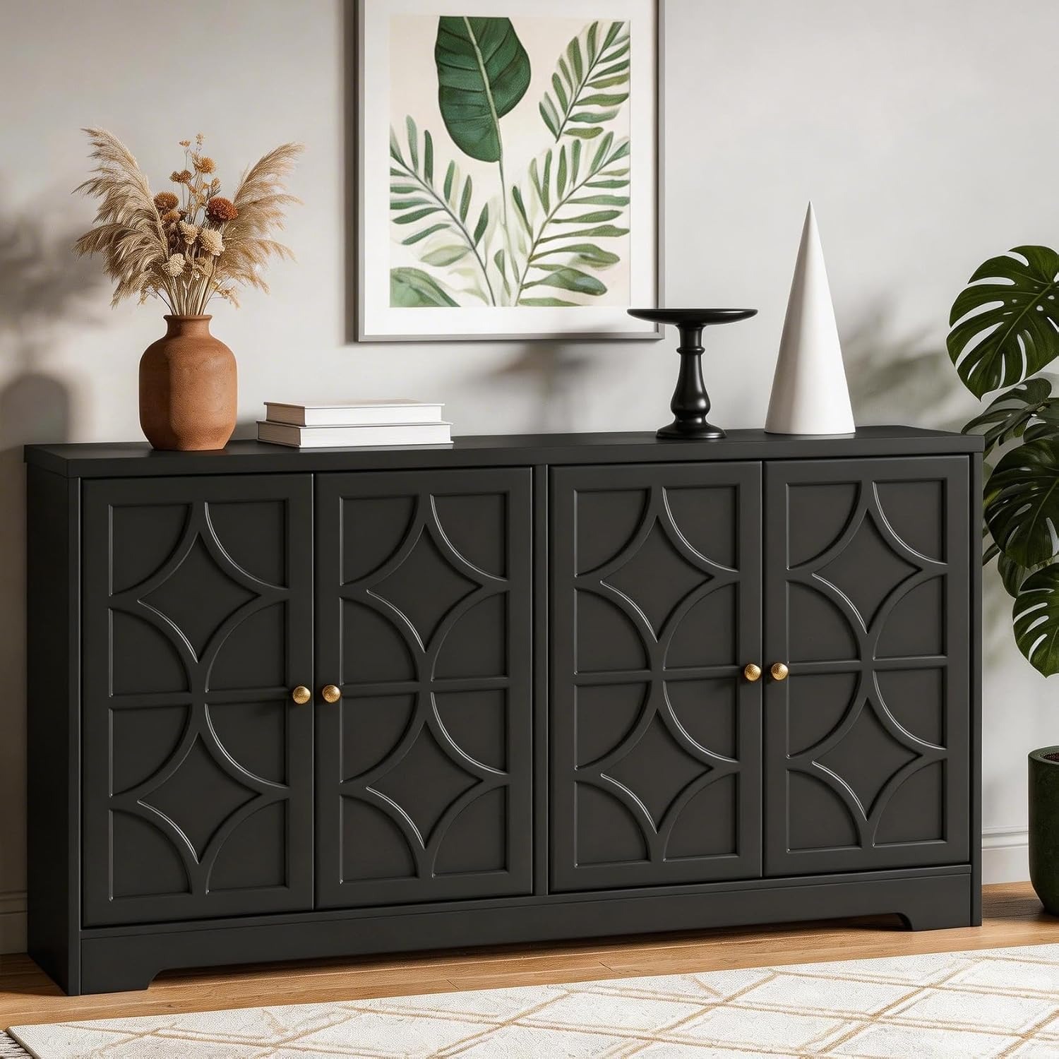 Sideboard Buffet Cabinet with  - Storage & Organization ulasan dan harga