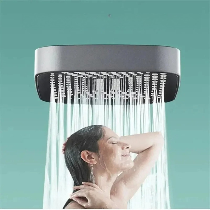 Square Handheld Showerhead 3 S - High Pressure Shower Head Handheld ulasan dan harga