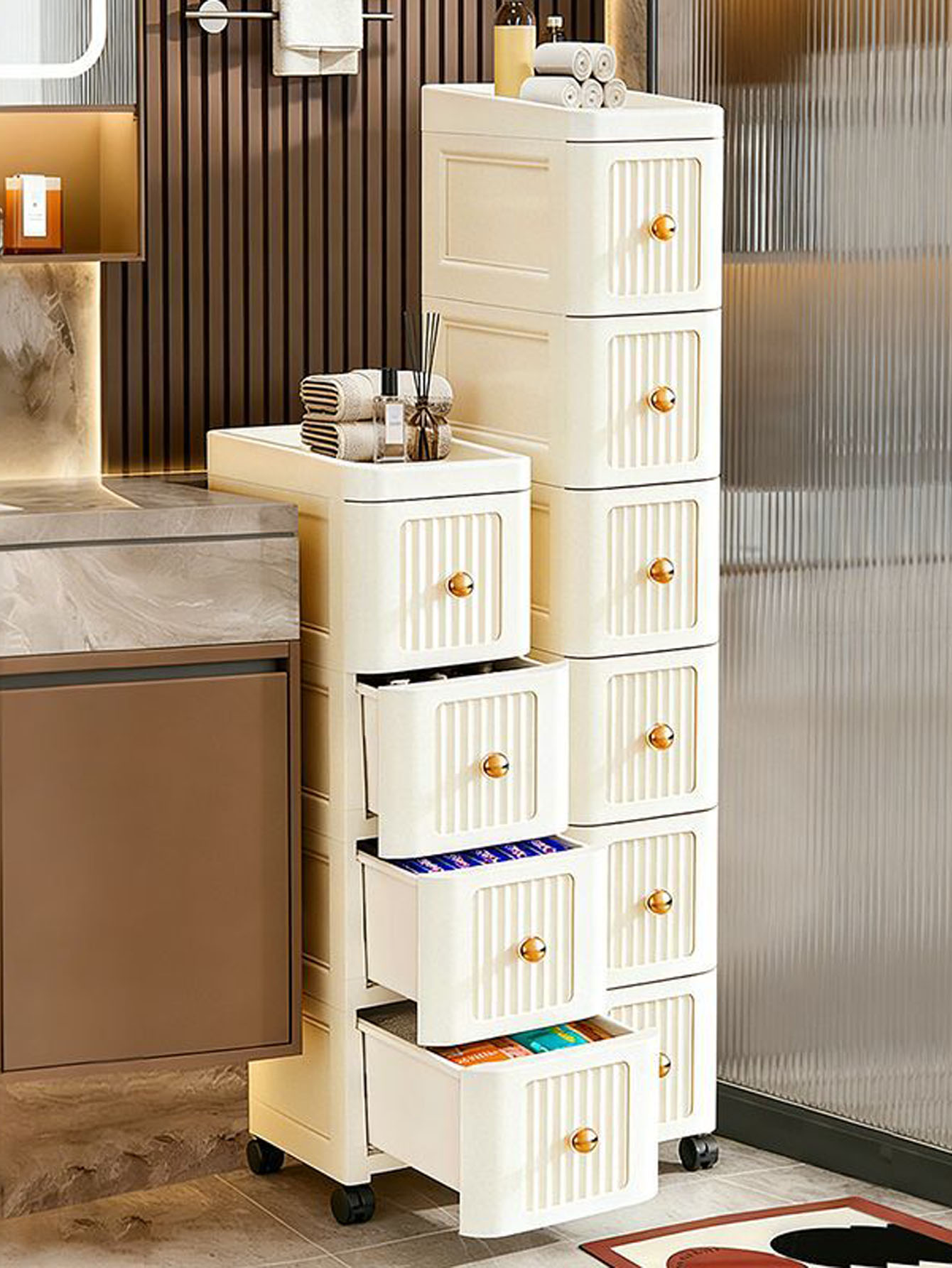 15CM Wide Gap Storage Cabinet  - Storage & Organization ulasan dan harga