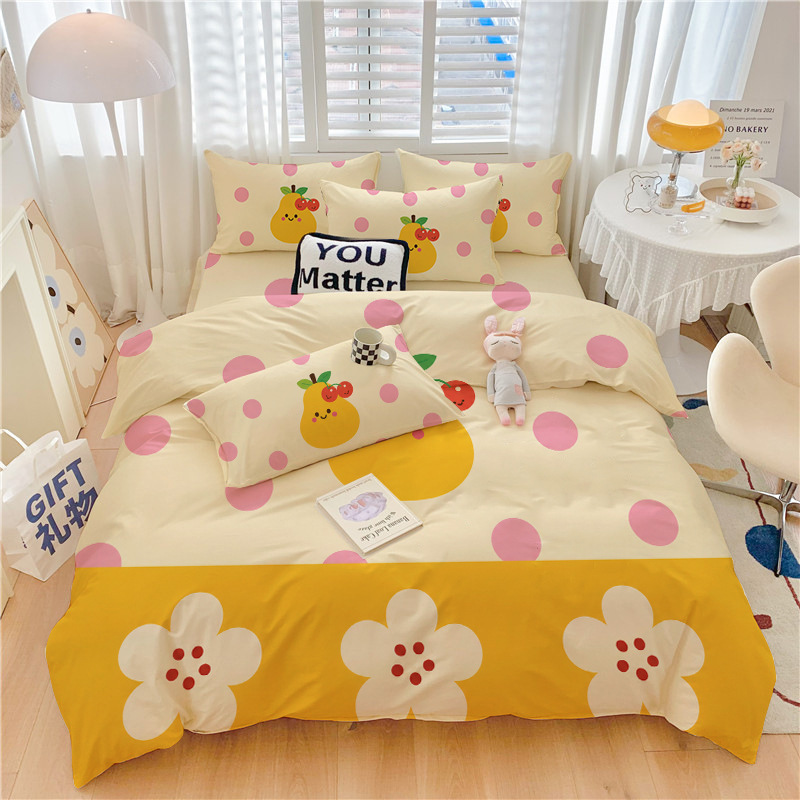 Cottagecore Vintage Colorful A - Aesthetic Floral Duvet Cover ulasan dan harga