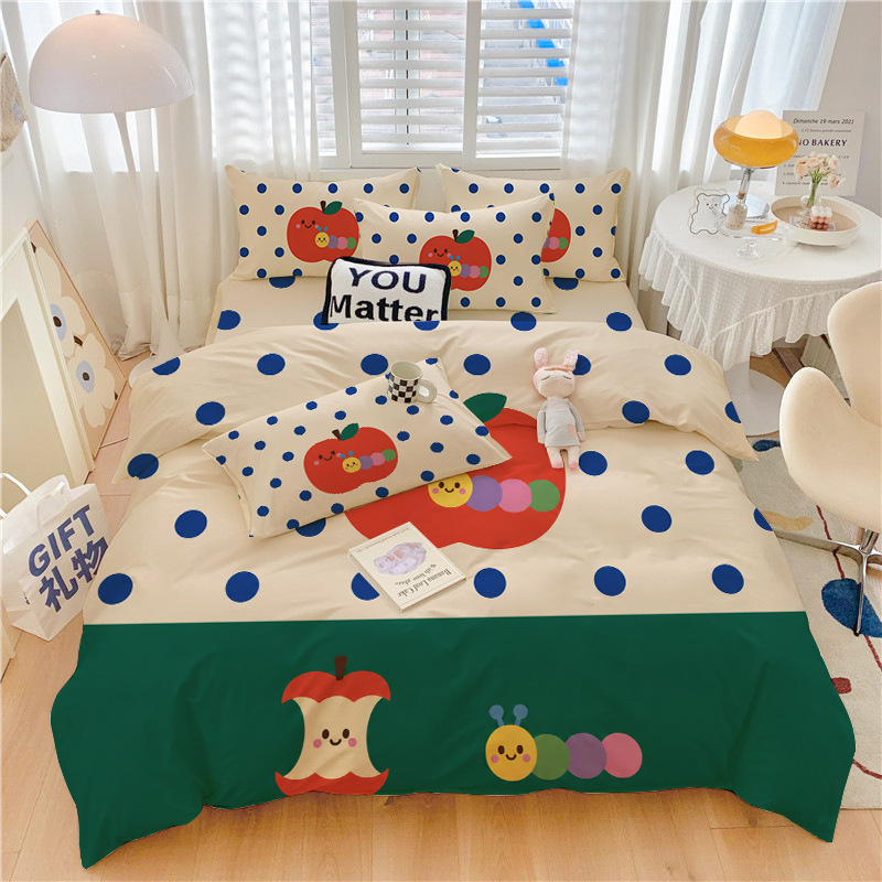 Cottagecore Vintage Colorful A - Aesthetic Floral Duvet Cover ulasan dan harga