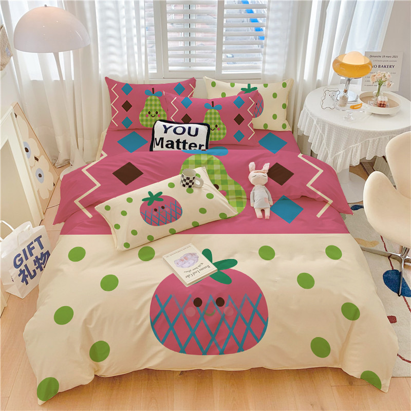 Cottagecore Vintage Colorful A - Aesthetic Floral Duvet Cover ulasan dan harga