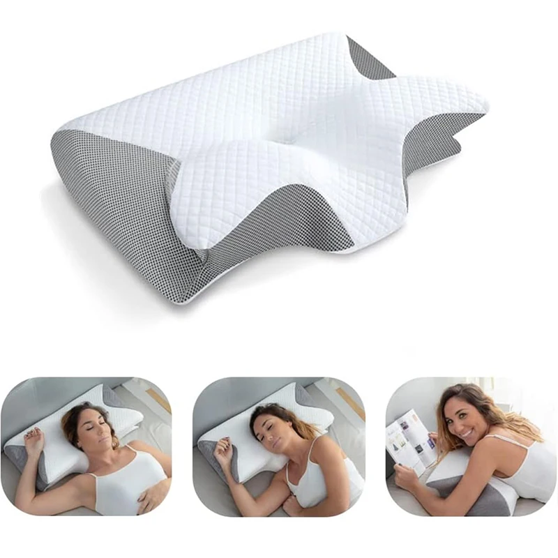 Orthopedic Contour Neck Pillow - Anti Snore Contour Pillow ulasan dan harga