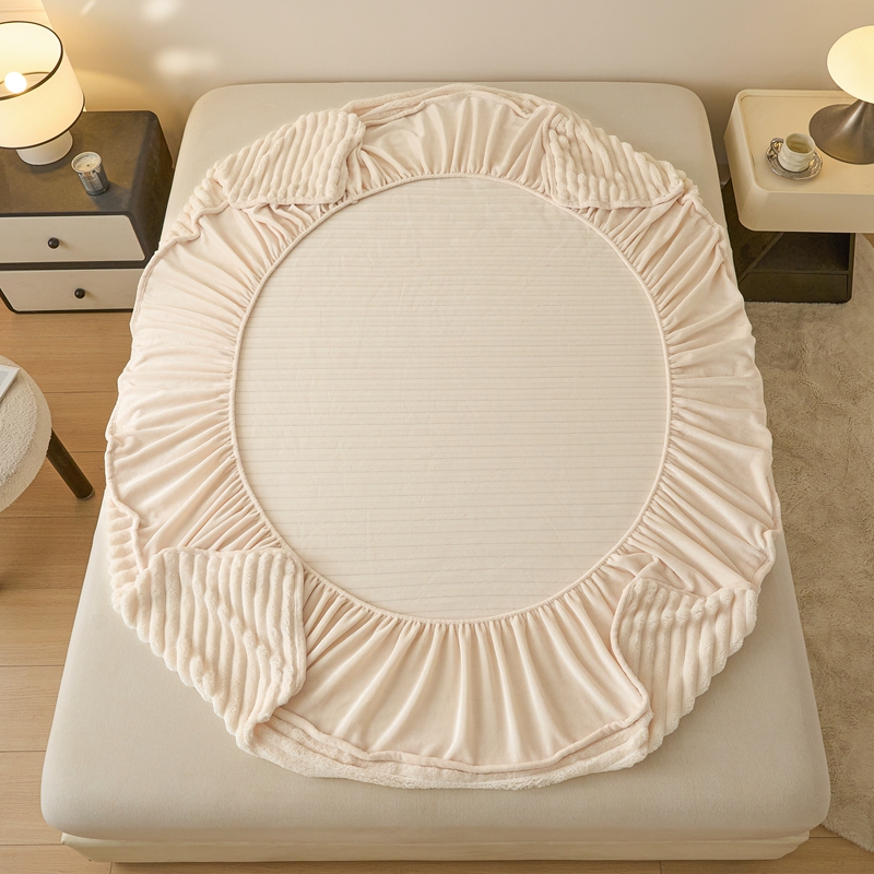 Imitation Rabbit Plush Winter  - Fitted Bed Sheets Deep Pocket ulasan dan harga