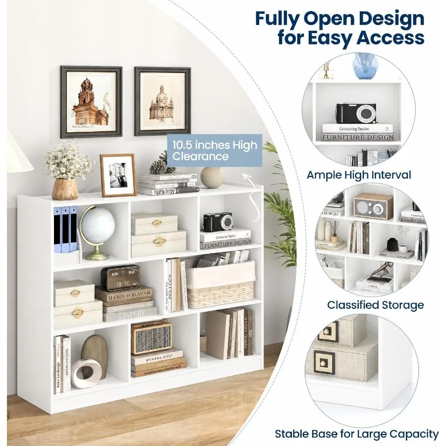 8-Cube Bookcase for living roo - Storage & Organization ulasan dan harga