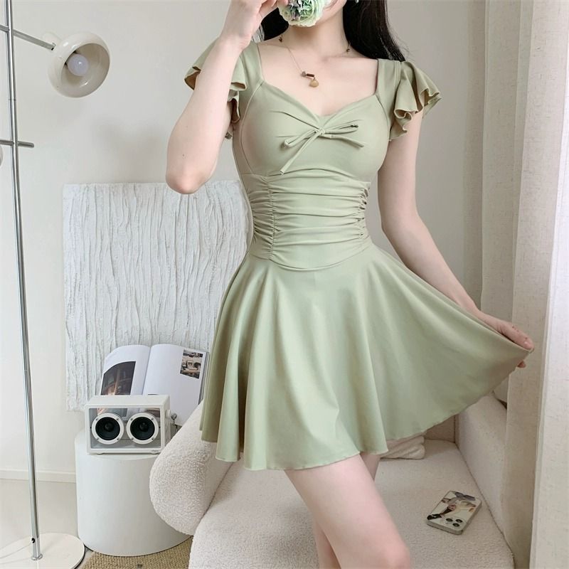 2026 New Women Skirted Swimdre - Bath ulasan dan harga