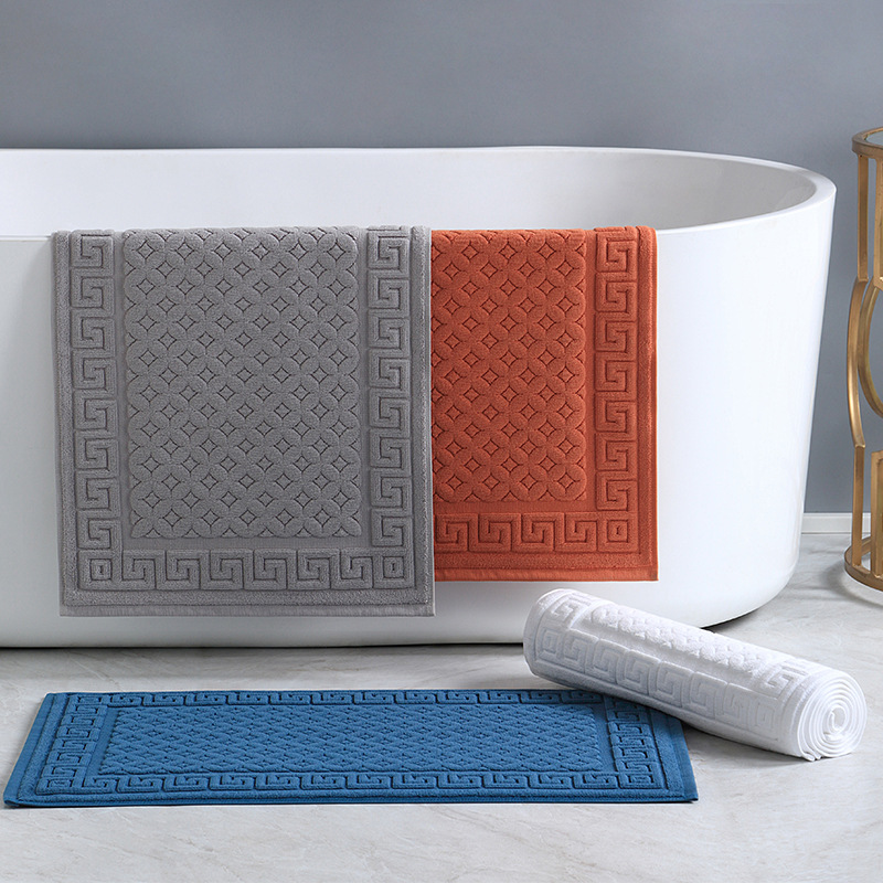 Luxury 45x75cm Cotton Bath Tow - Quick Dry Diatomite Bath Mat ulasan dan harga